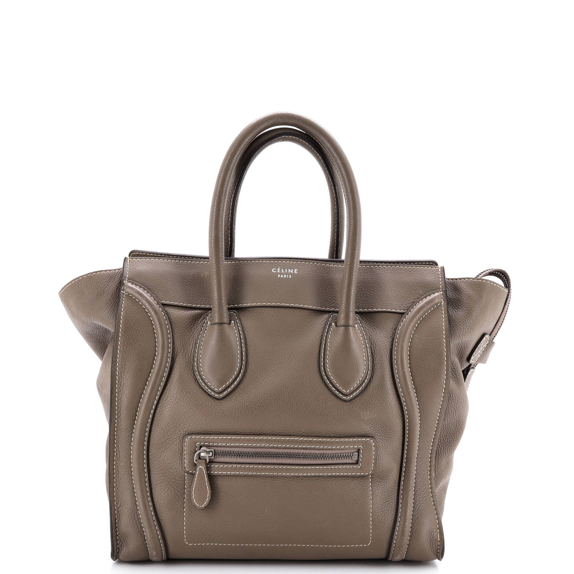 Luggage Bag Grainy Leather Mini