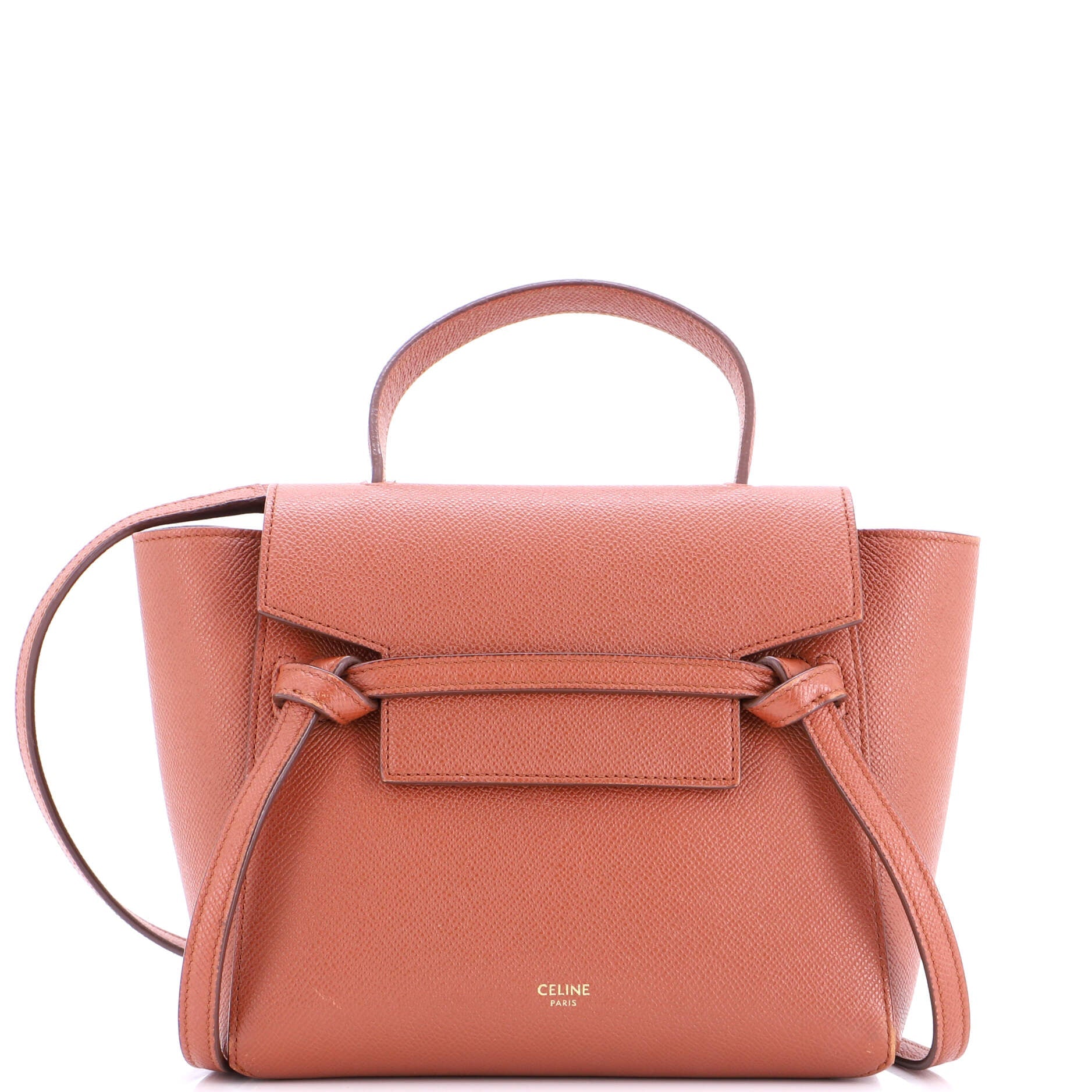 Belt Bag Textured Leather Nano