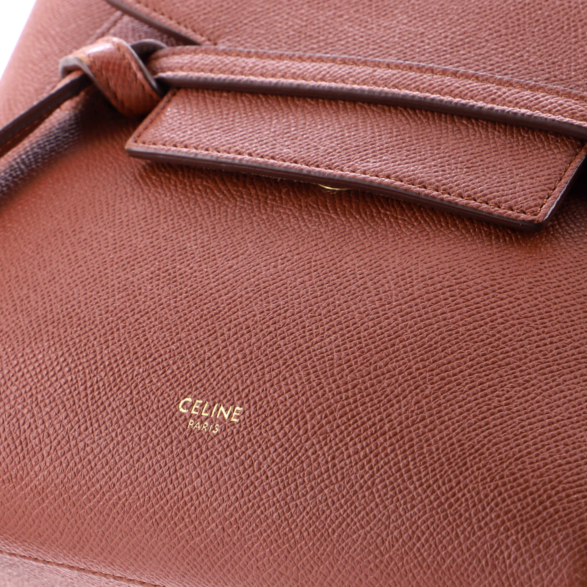 Belt Bag Textured Leather Nano