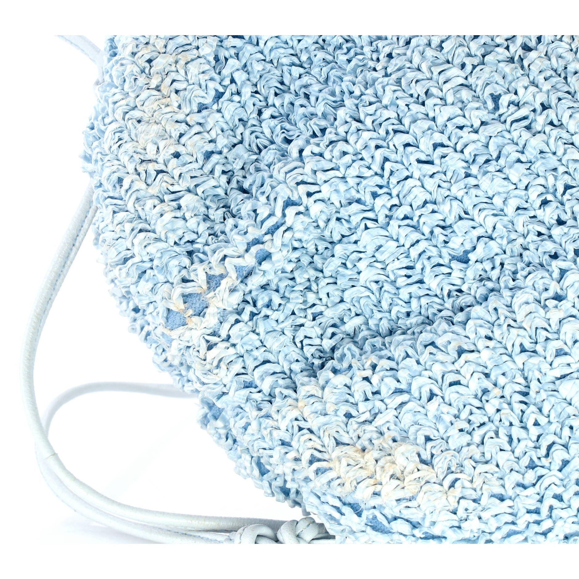 The Pouch Curly Raffia Mini