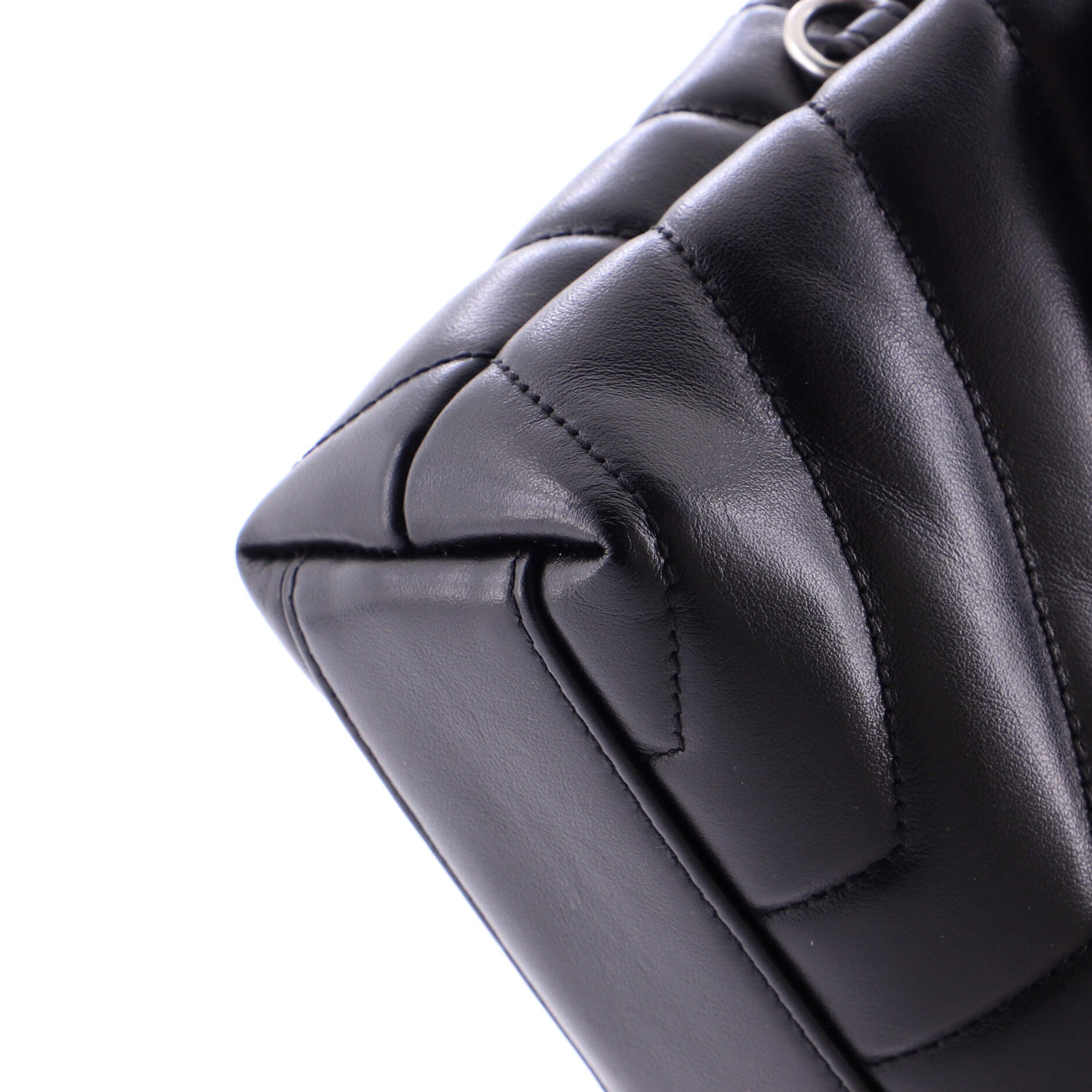 Loulou Shoulder Bag Matelasse Chevron Leather Toy