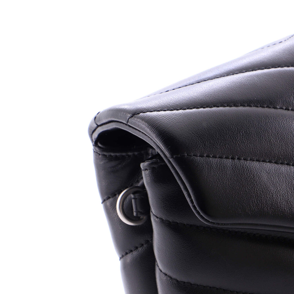 Loulou Shoulder Bag Matelasse Chevron Leather Toy
