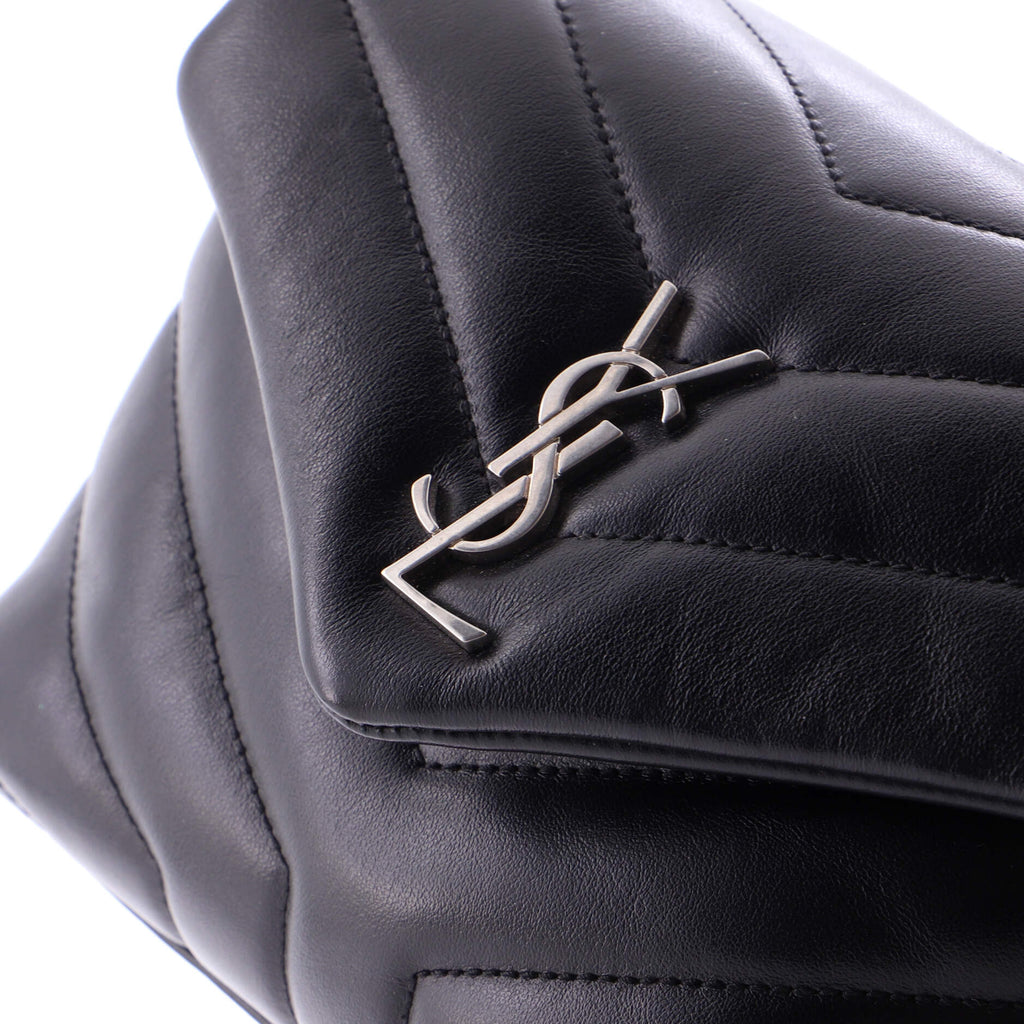 Loulou Shoulder Bag Matelasse Chevron Leather Toy