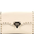 Rockstud Flip Lock Flap Bag Leather Medium