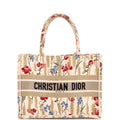 Book Tote Embroidered Canvas Medium