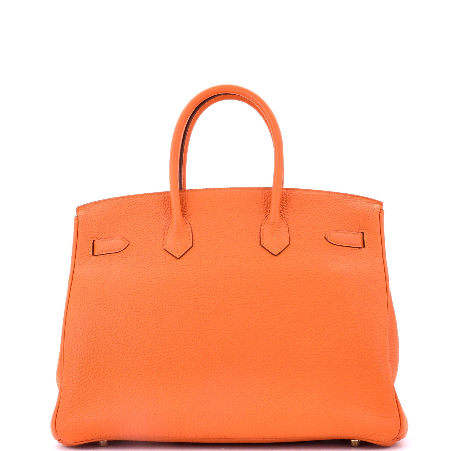Birkin Handbag Feu Togo with Gold Hardware 35
