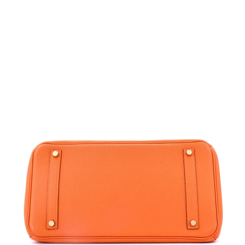 Birkin Handbag Feu Togo with Gold Hardware 35