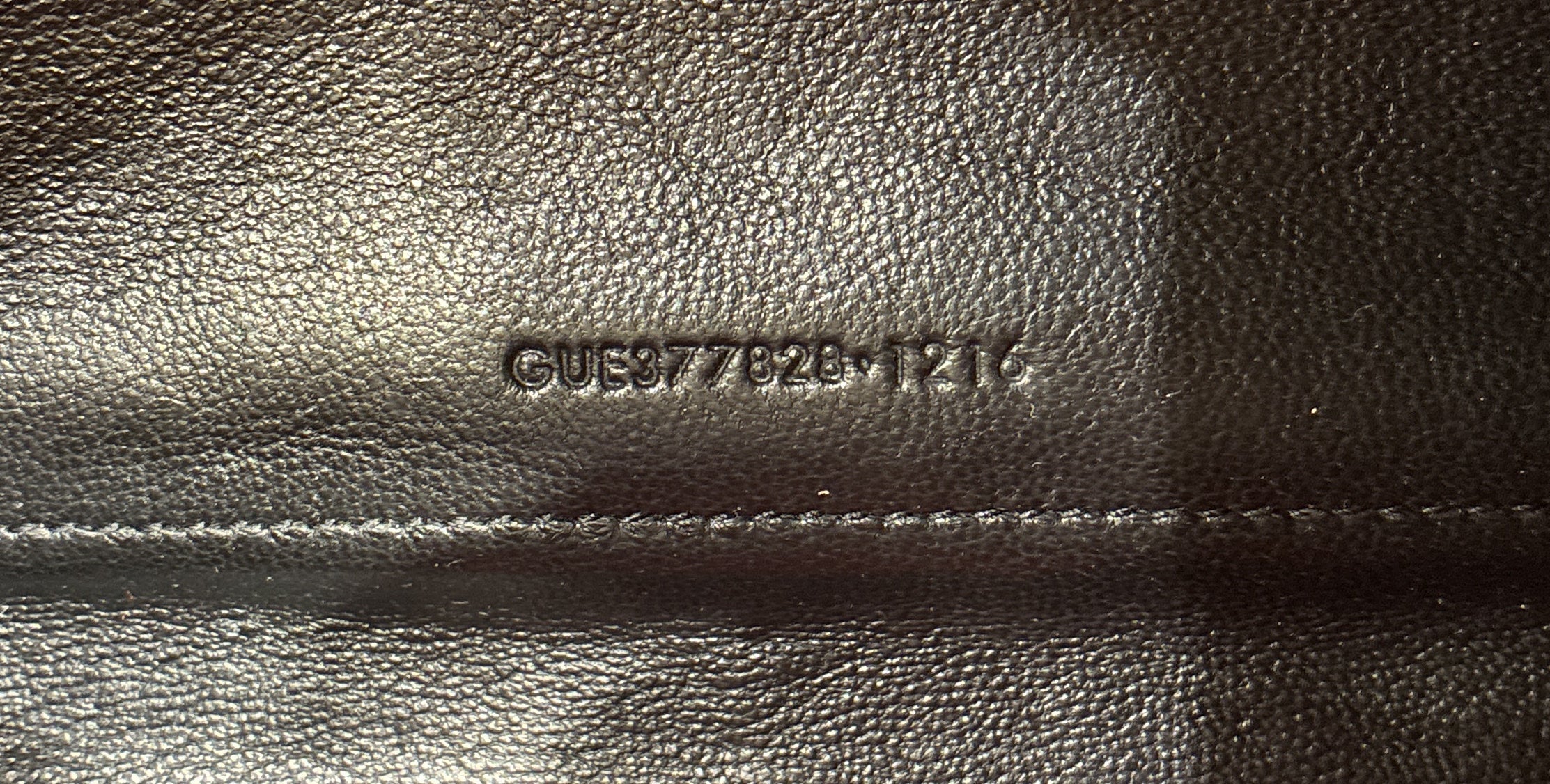 Classic Monogram Wallet on Chain Matelasse Chevron Leather Medium