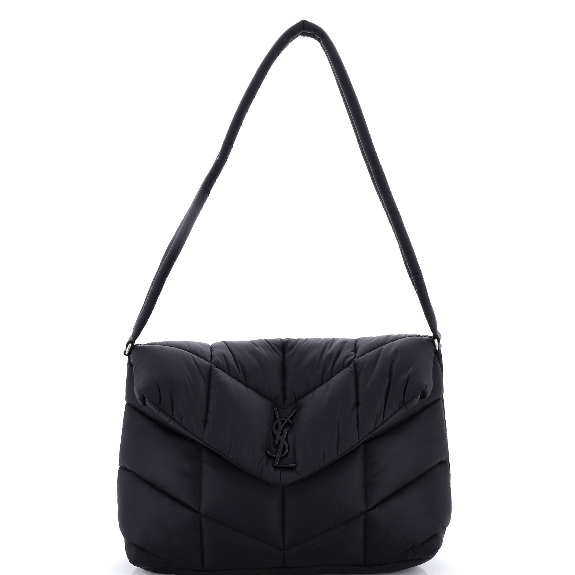 Loulou Puffer Messenger Bag Quilted Econyl