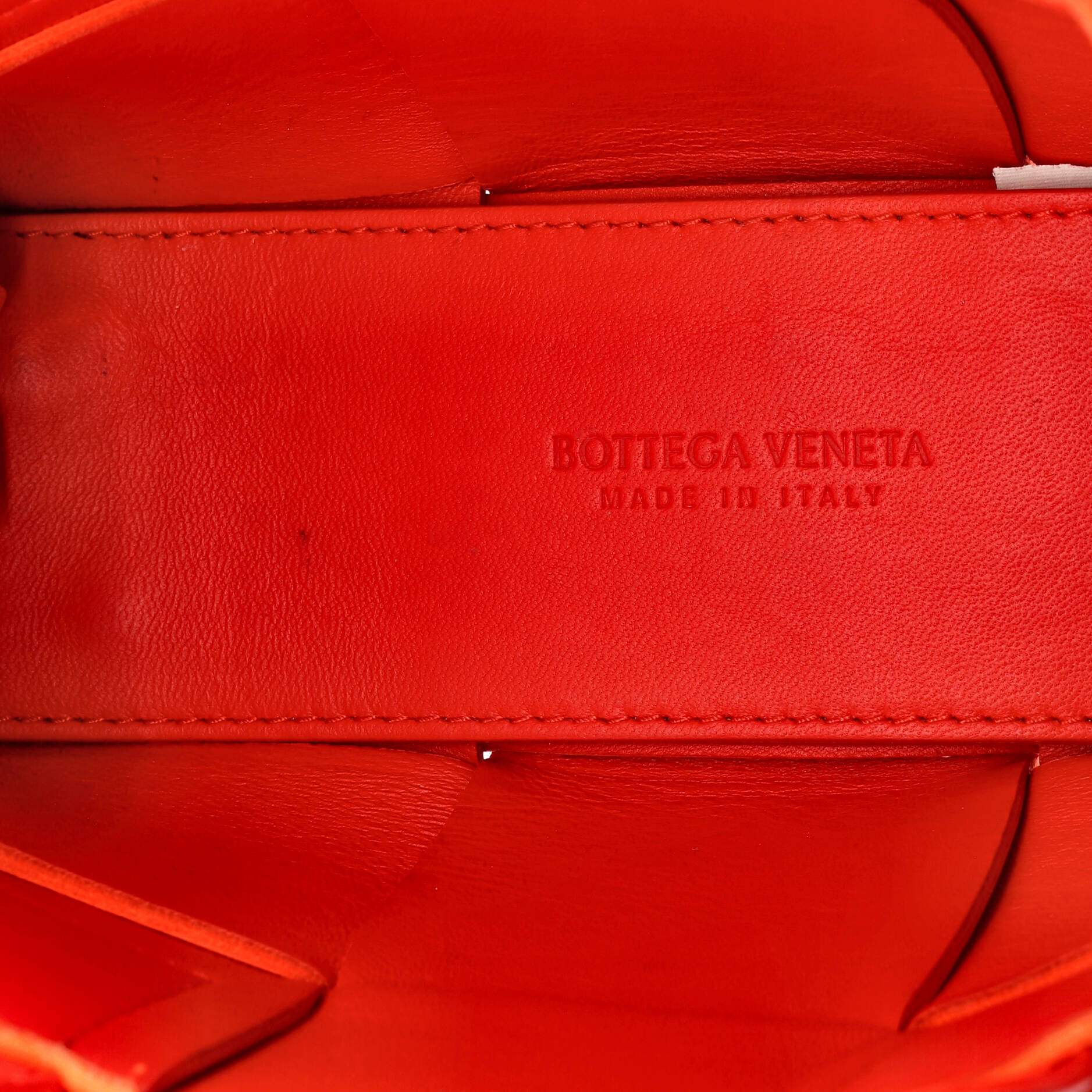 Arco Tote Maxi Intrecciato Leather Candy