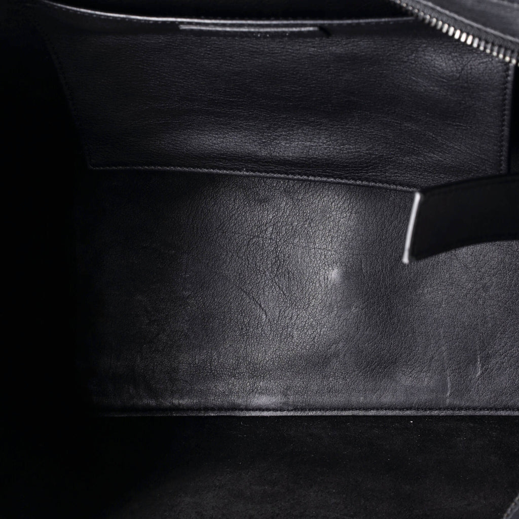 Monogram Cabas Downtown Leather with Crocodile Embossed Leather Small