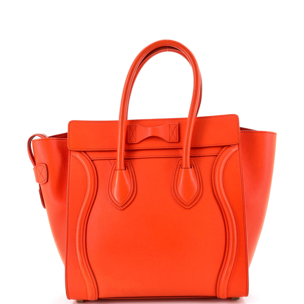 Luggage Bag Smooth Leather Micro