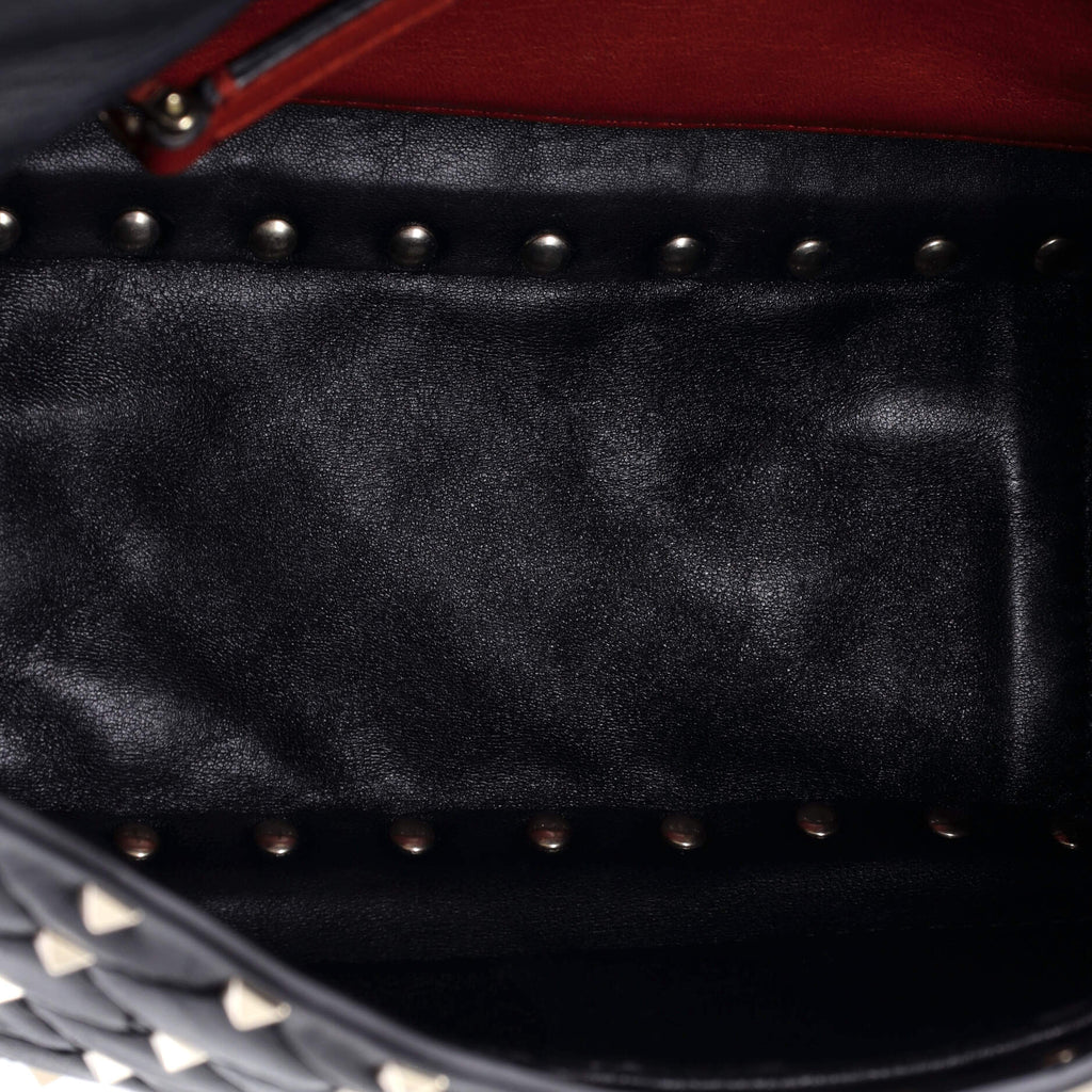 Rockstud Spike Flap Bag Quilted Leather Medium