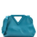 Point Shoulder Bag Leather Medium