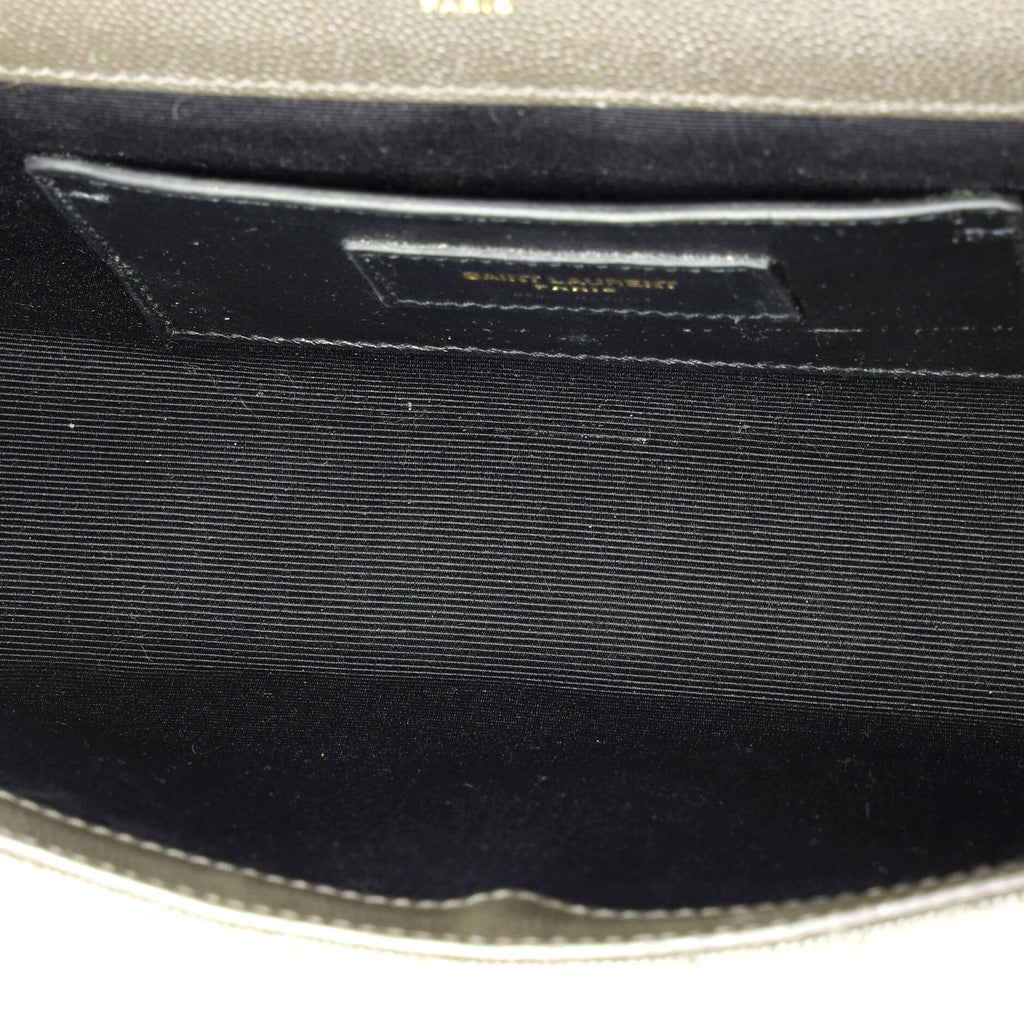 Classic Monogram Envelope Satchel Mixed Matelasse Leather Small