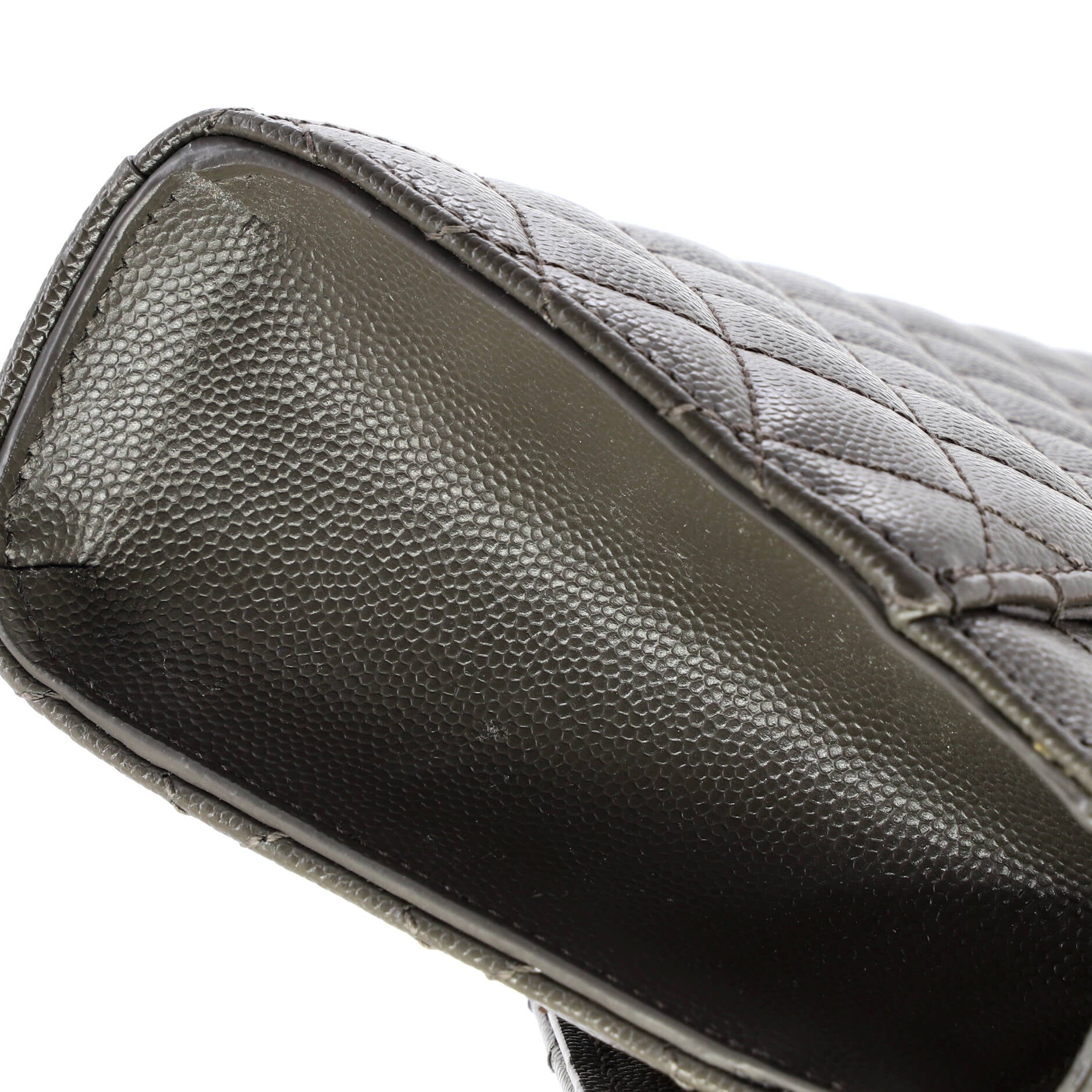 Classic Monogram Envelope Satchel Mixed Matelasse Leather Small