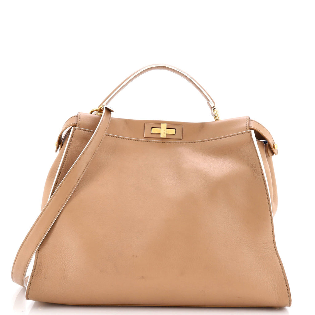 Peekaboo Bag Rigid Leather Large