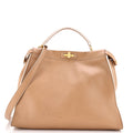 Peekaboo Bag Rigid Leather Large
