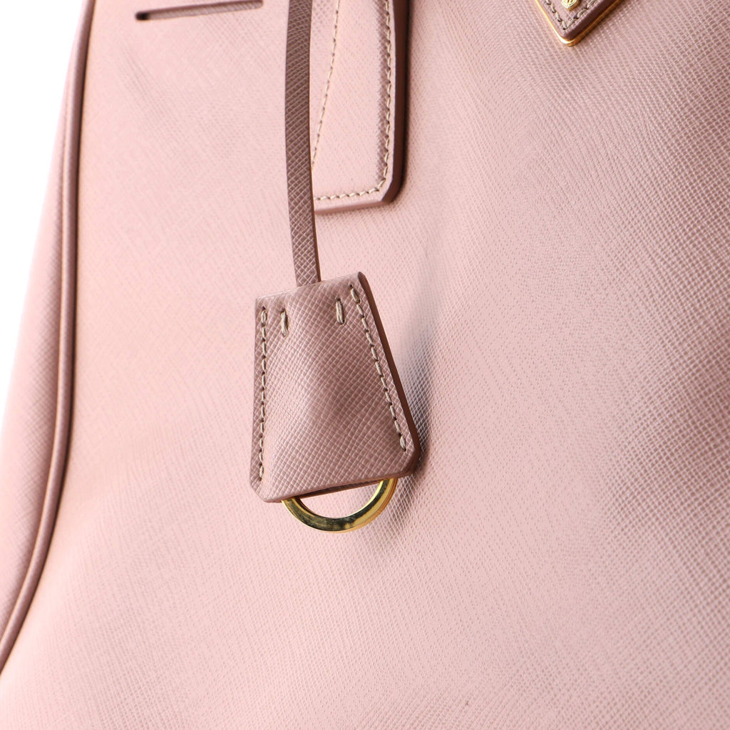 Double Zip Lux Tote Saffiano Leather Medium