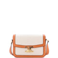 Triomphe Shoulder Bag Canvas with Leather Medium
