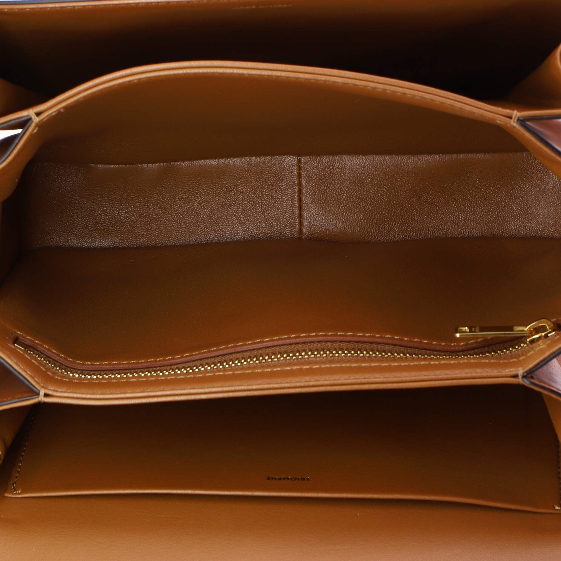 Triomphe Shoulder Bag Canvas with Leather Medium