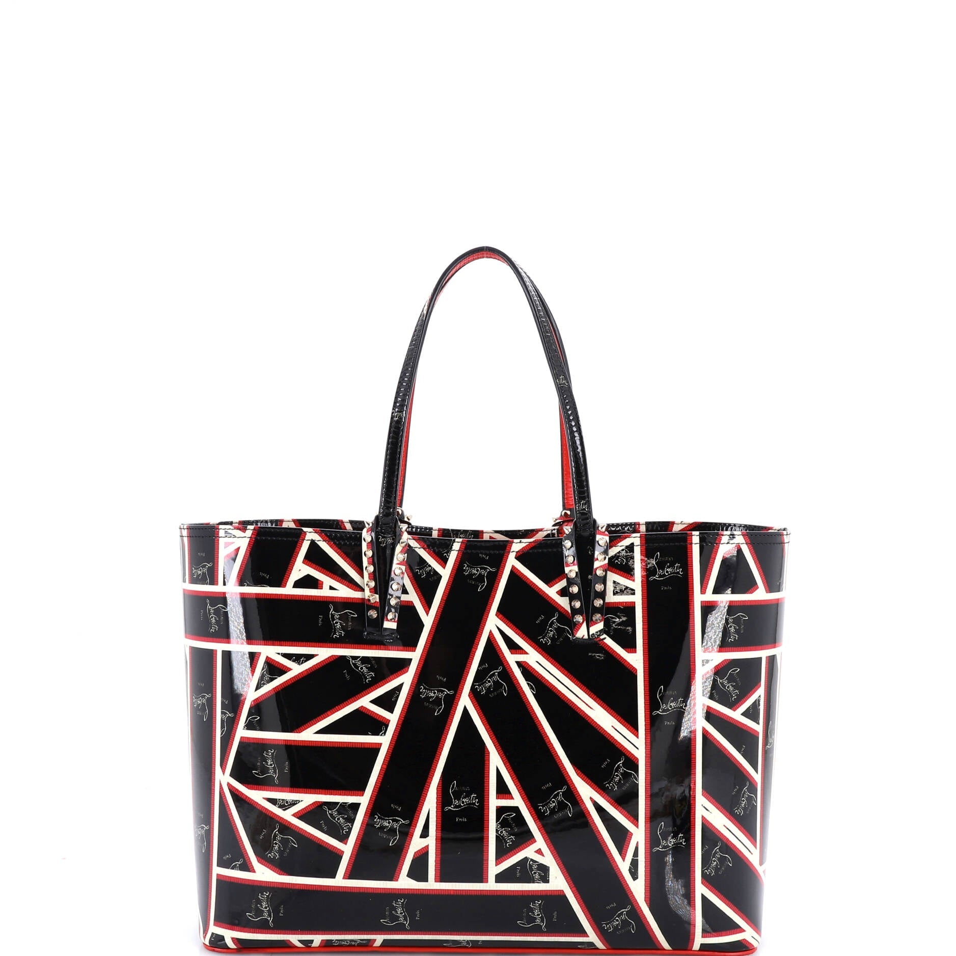 Cabata East West Tote Printed Patent Large