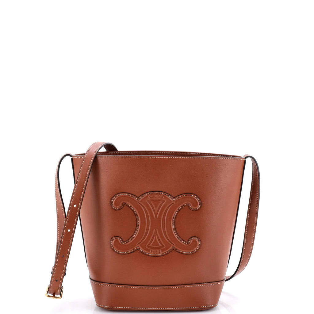 Cuir Triomphe Bucket Bag Leather Small