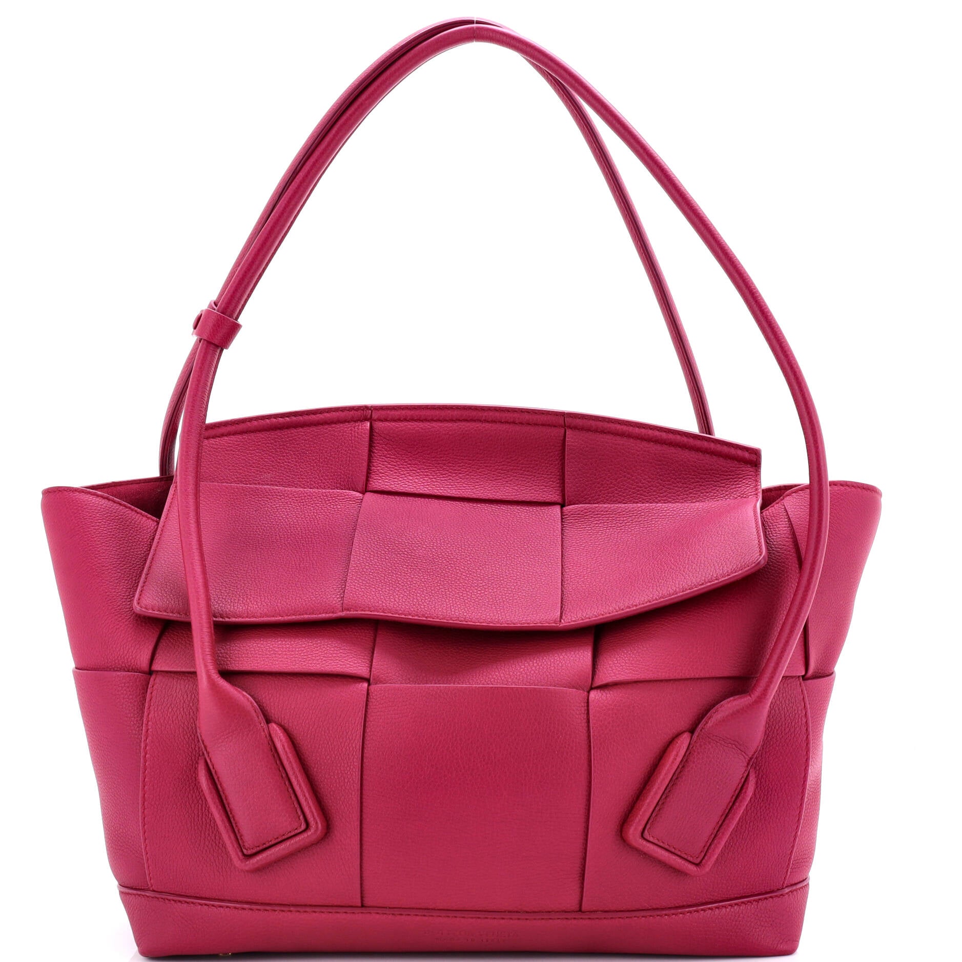 Arco Bag Maxi Intrecciato Leather Medium