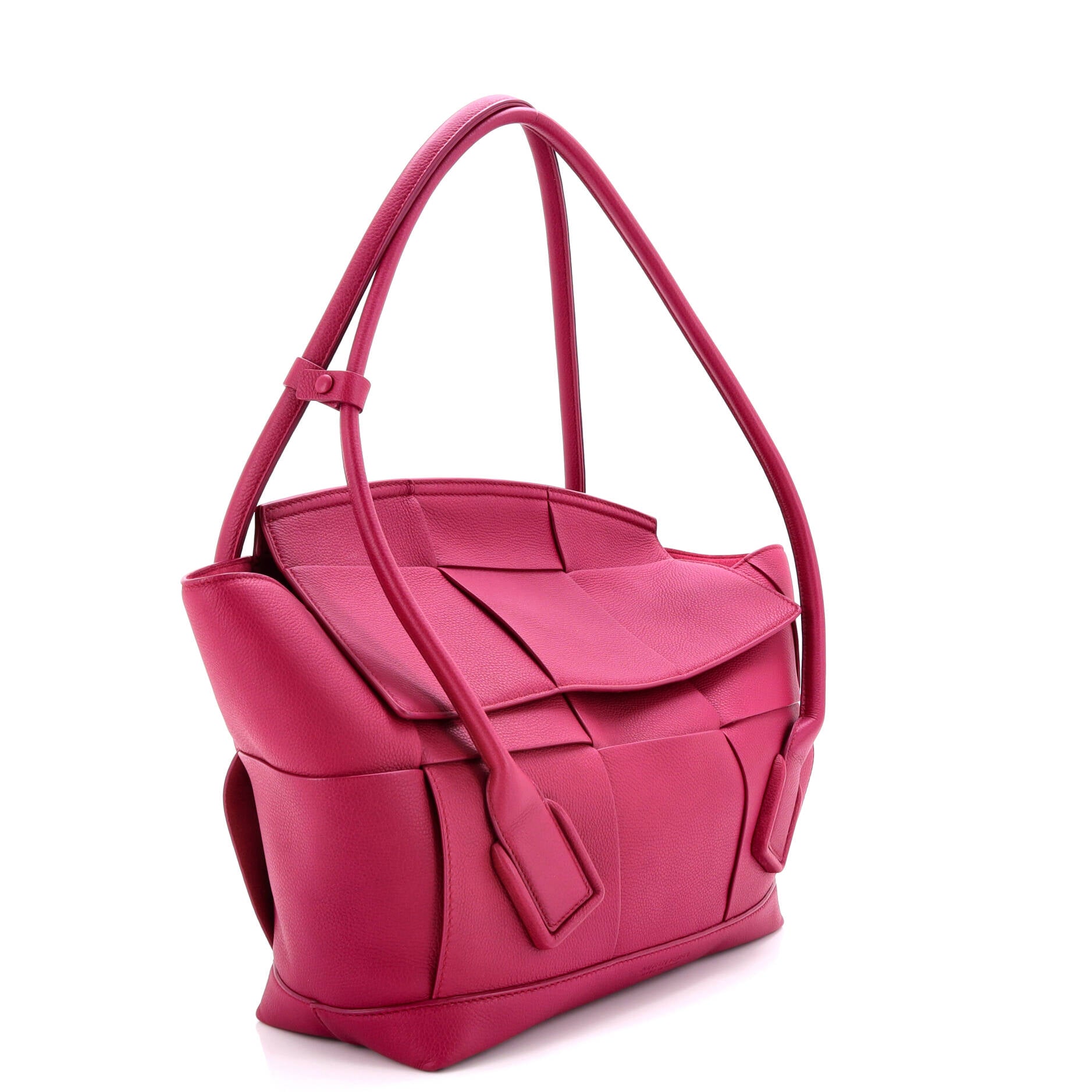 Arco Bag Maxi Intrecciato Leather Medium