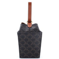 Strap Box Top Handle Bag Triomphe Coated Canvas