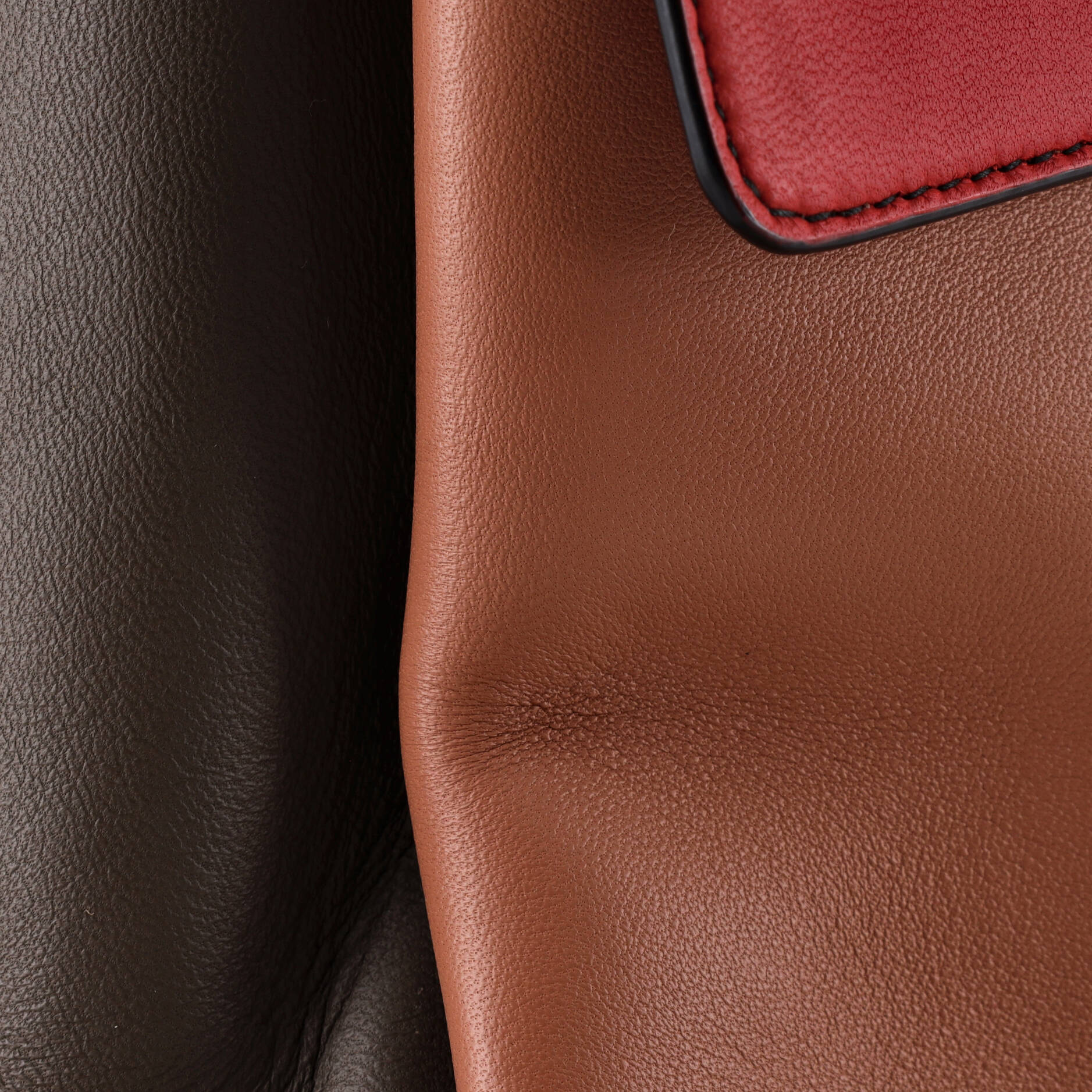 Piazza Top Handle Bag Leather with Intrecciato Detail Medium