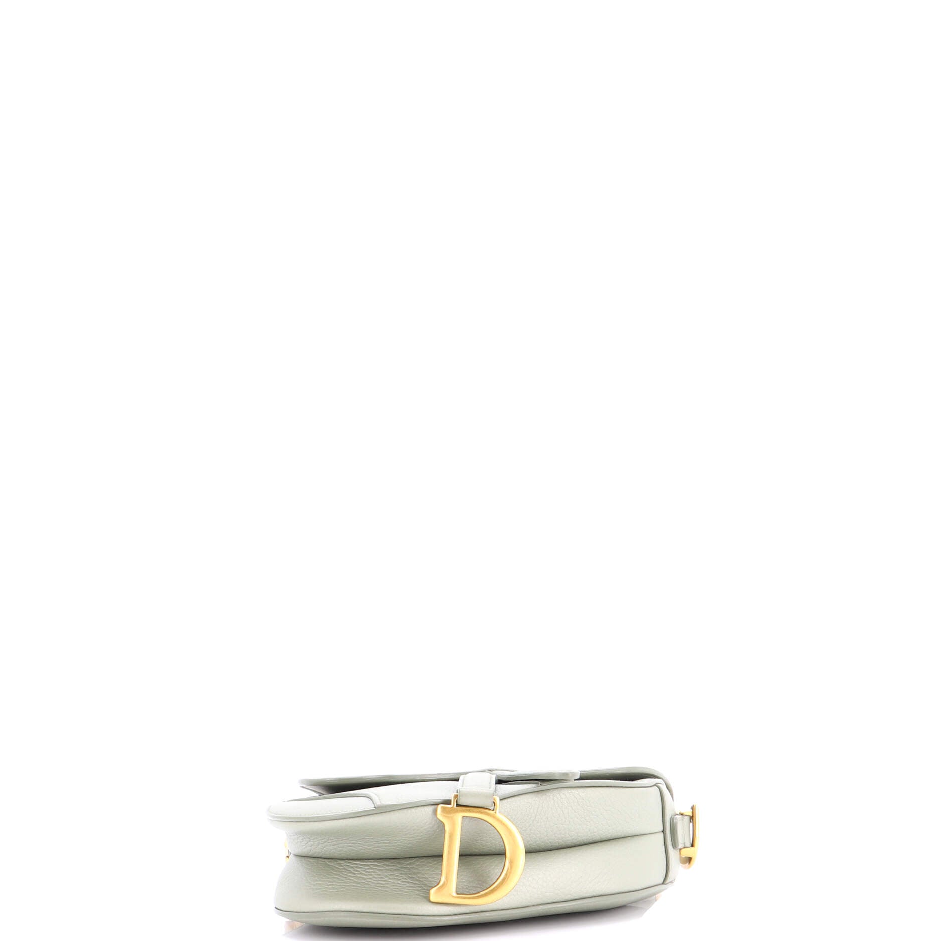 Saddle Handbag with Strap Leather Mini