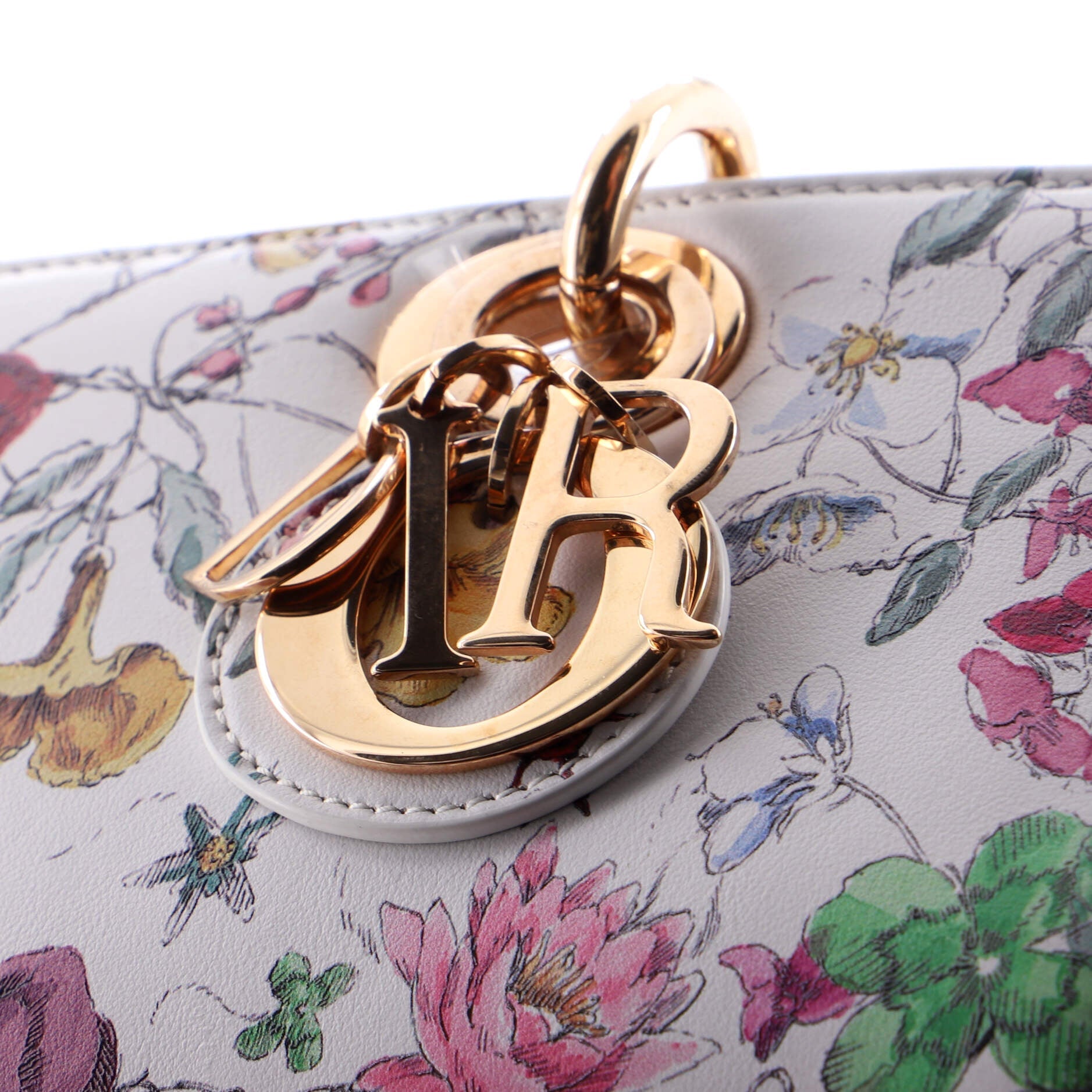 Lady D-Joy Bag Printed Leather Small