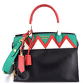 Esplanade Tote City Calf and Greca Saffiano Medium
