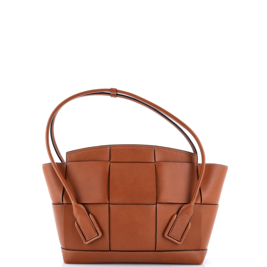 Arco Bag Maxi Intrecciato Leather Medium
