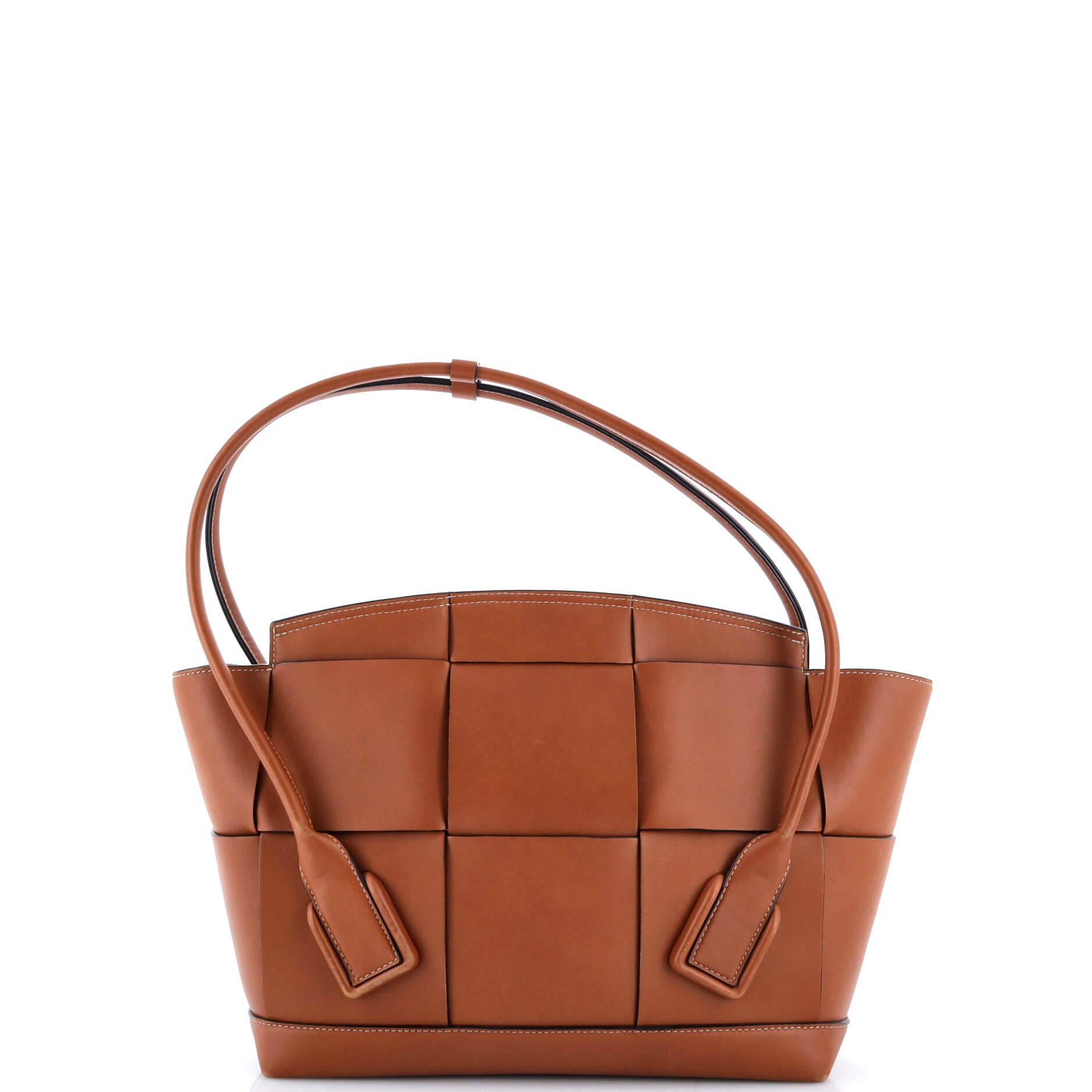 Arco Bag Maxi Intrecciato Leather Medium