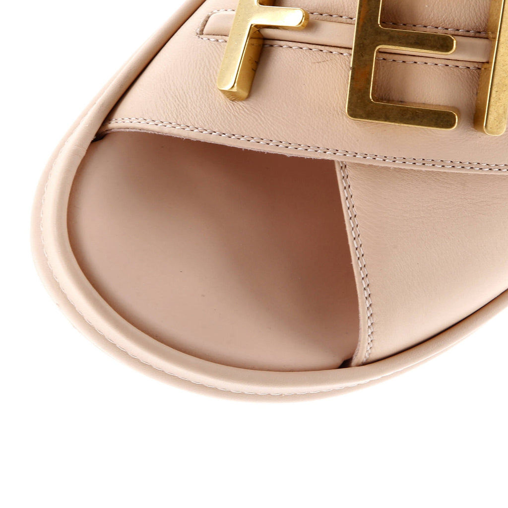 Women's Fendigraphy Slide Sandals Leather