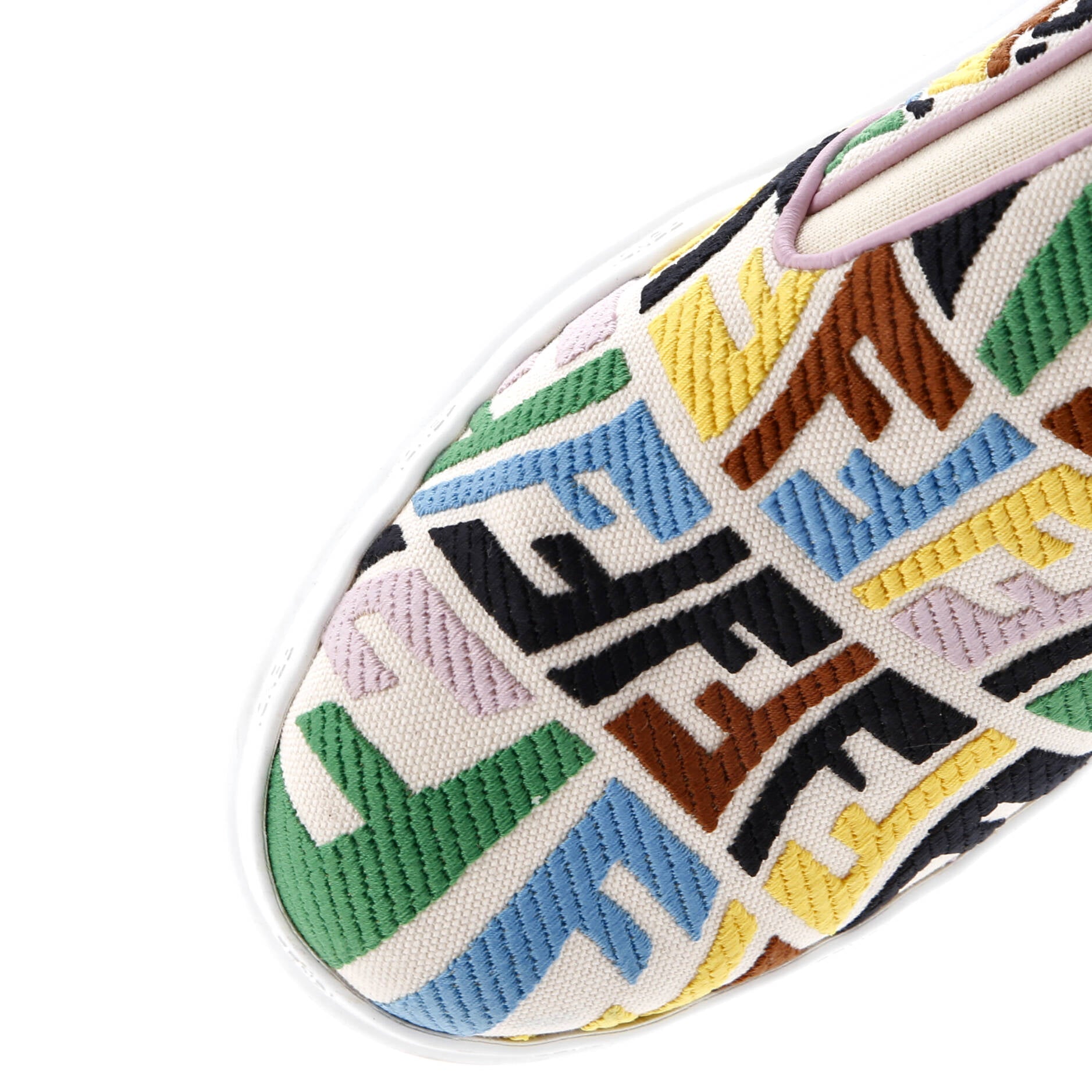 Women's Fendi Rise Slip-On Sneakers Vertigo Zucca Cotton