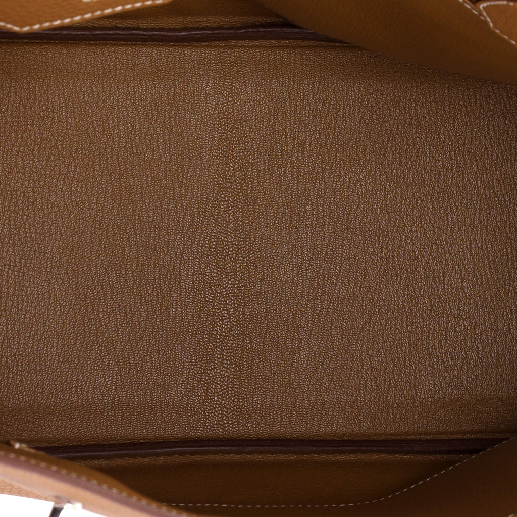 Birkin Handbag Gold Togo with Palladium Hardware 30