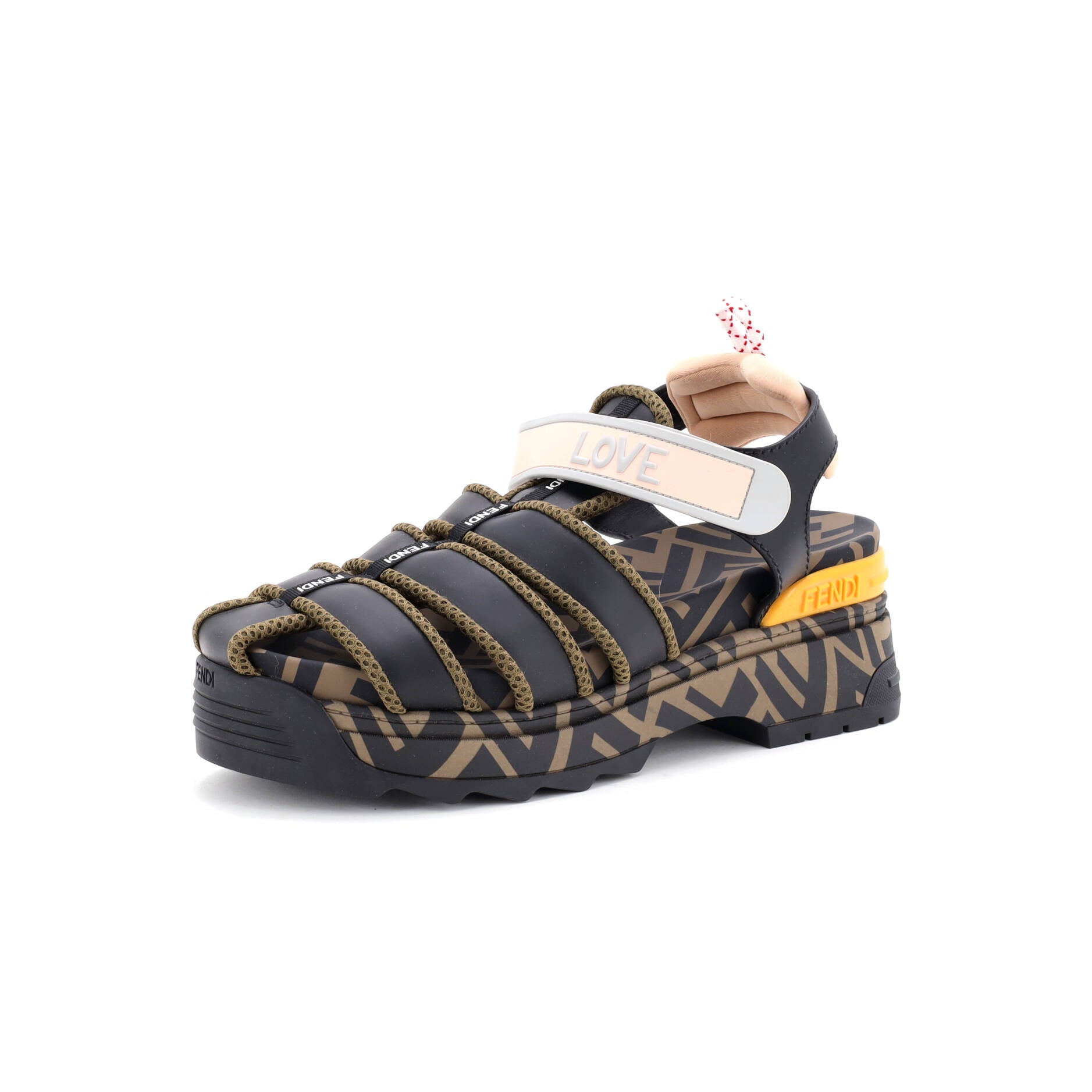 Women's T-Rex Platform Sandals Leather with Nylon
