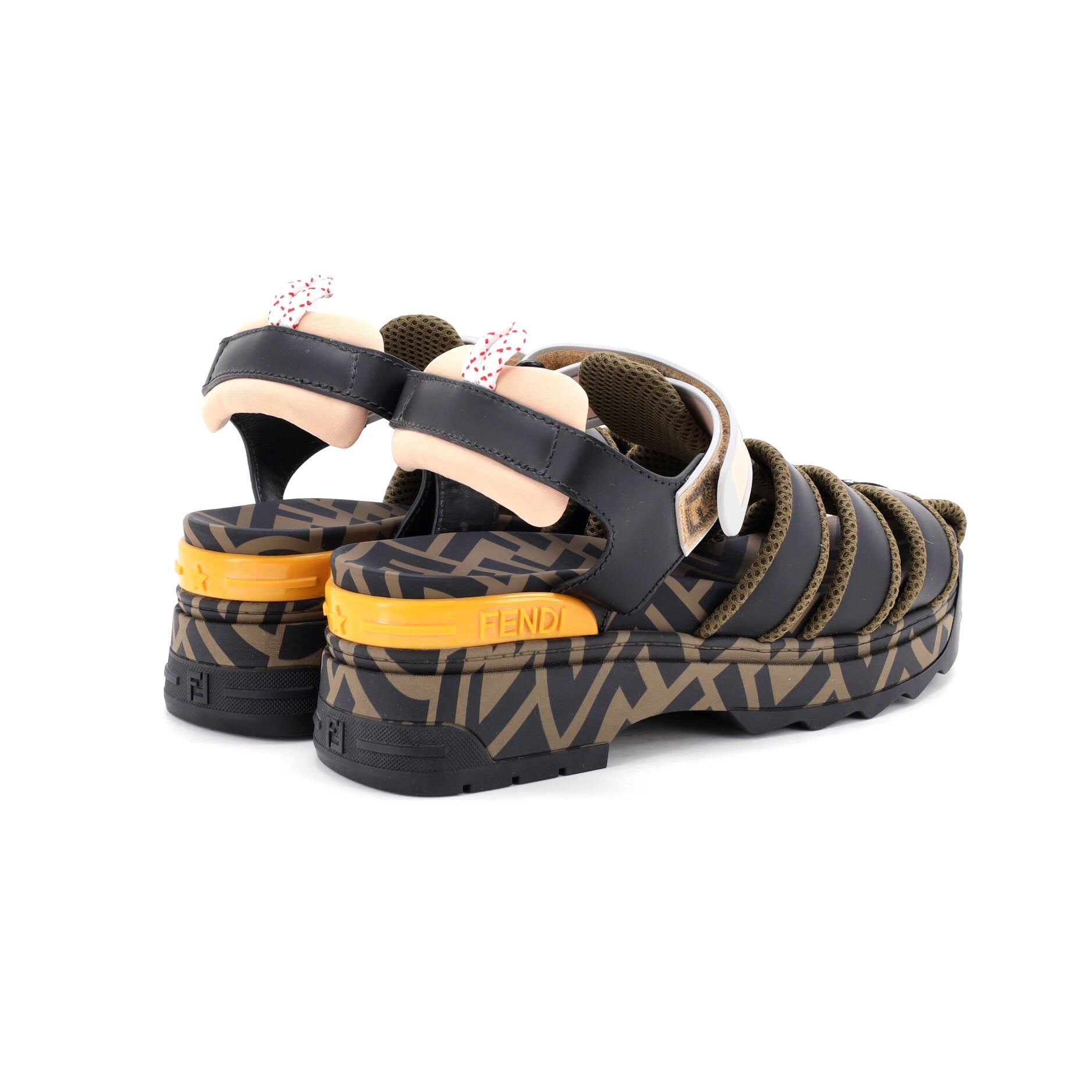 Women's T-Rex Platform Sandals Leather with Nylon