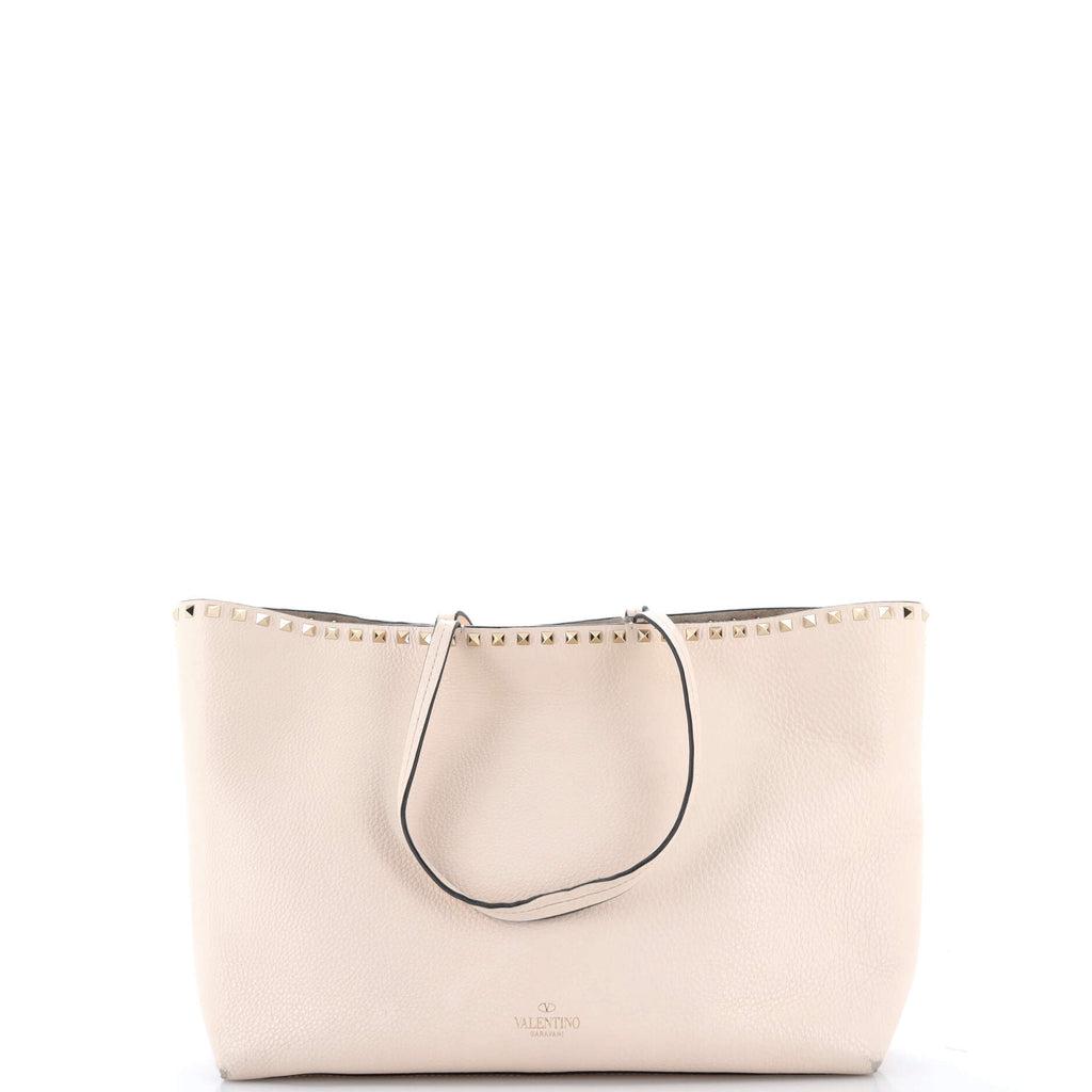 Rockstud Shopper Tote Leather Large