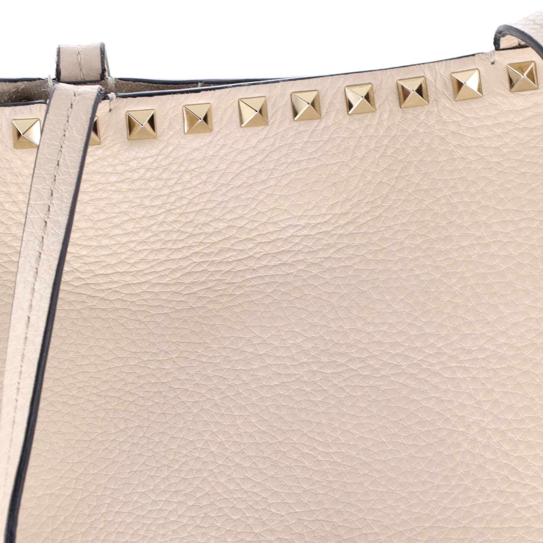 Rockstud Shopper Tote Leather Large