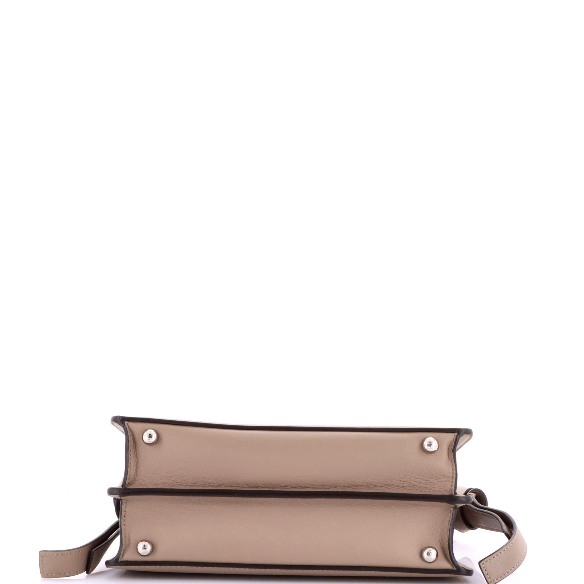 Logo Side Knot Peekaboo ISeeU Bag Leather Small