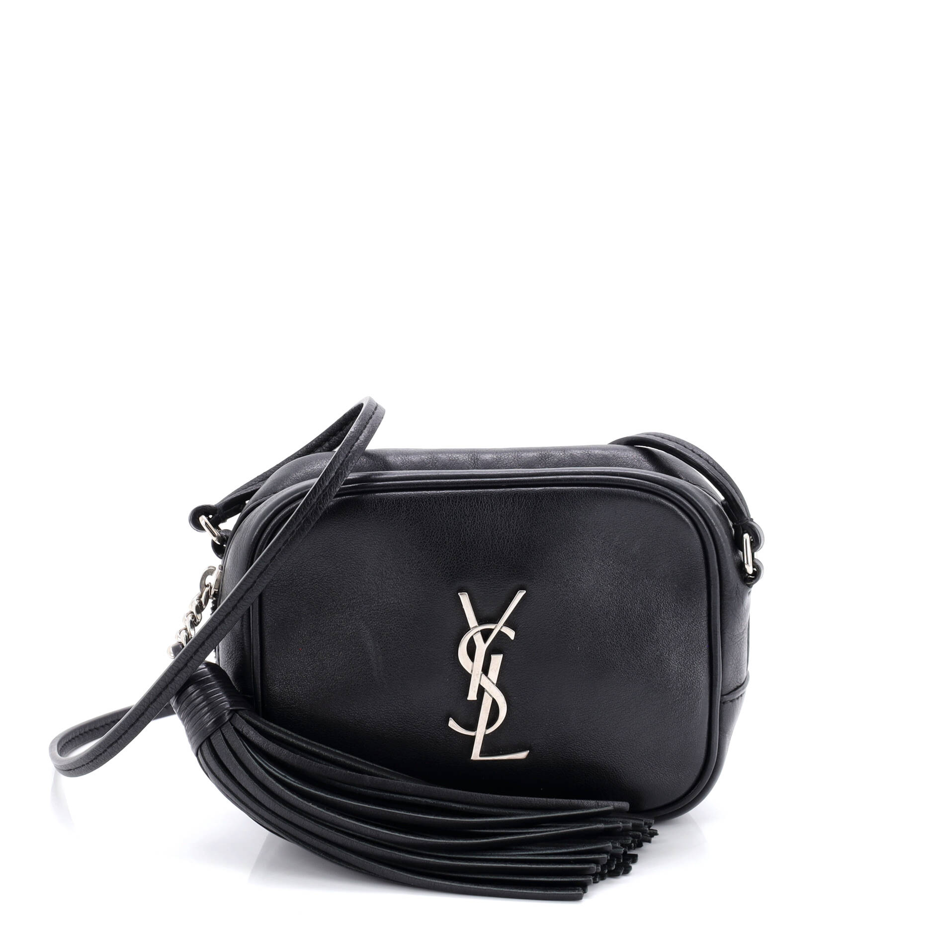 Classic Monogram Blogger Crossbody Bag Leather Small