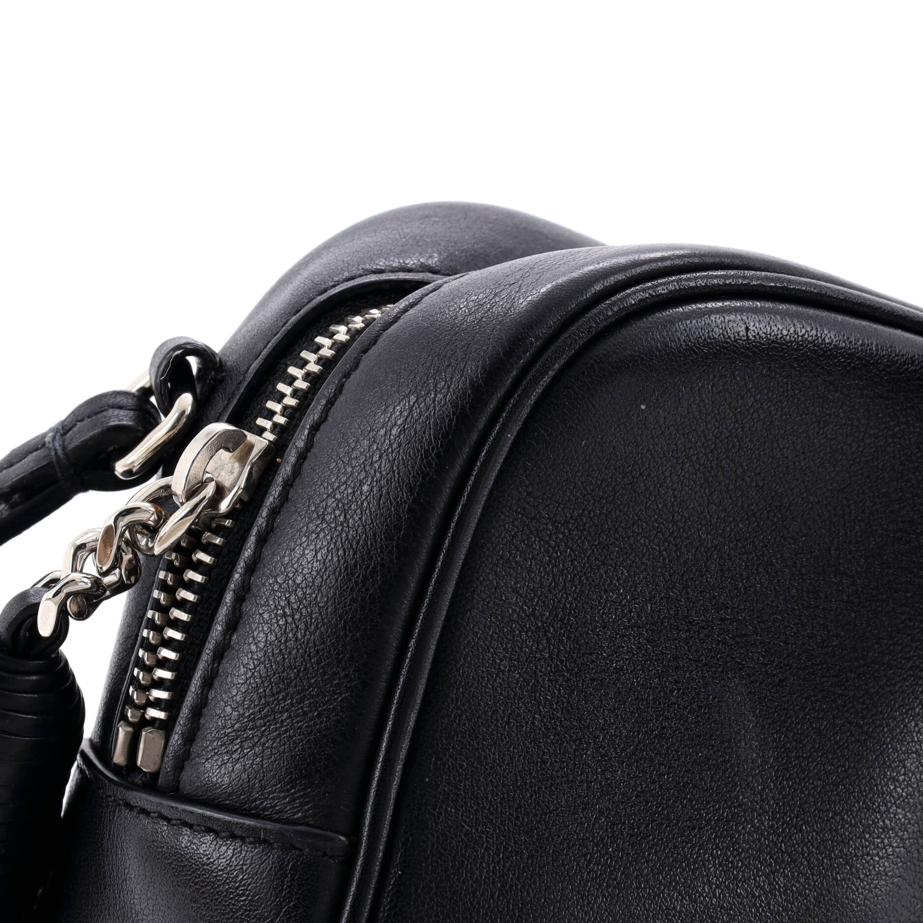 Classic Monogram Blogger Crossbody Bag Leather Small