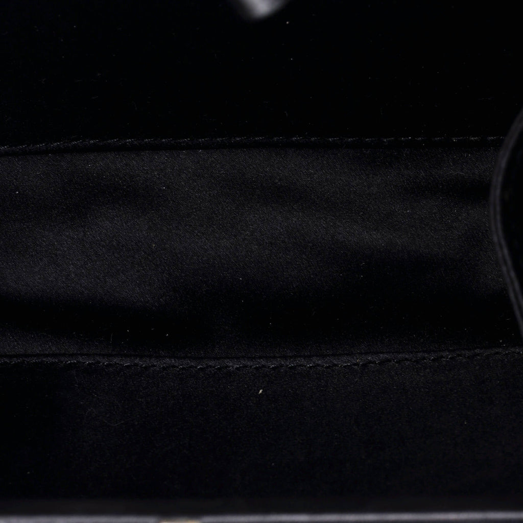 Box Knot Clutch Intrecciato Satin Small