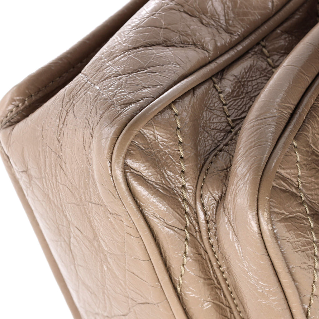 Niki Chain Flap Bag Matelasse Chevron Leather Baby