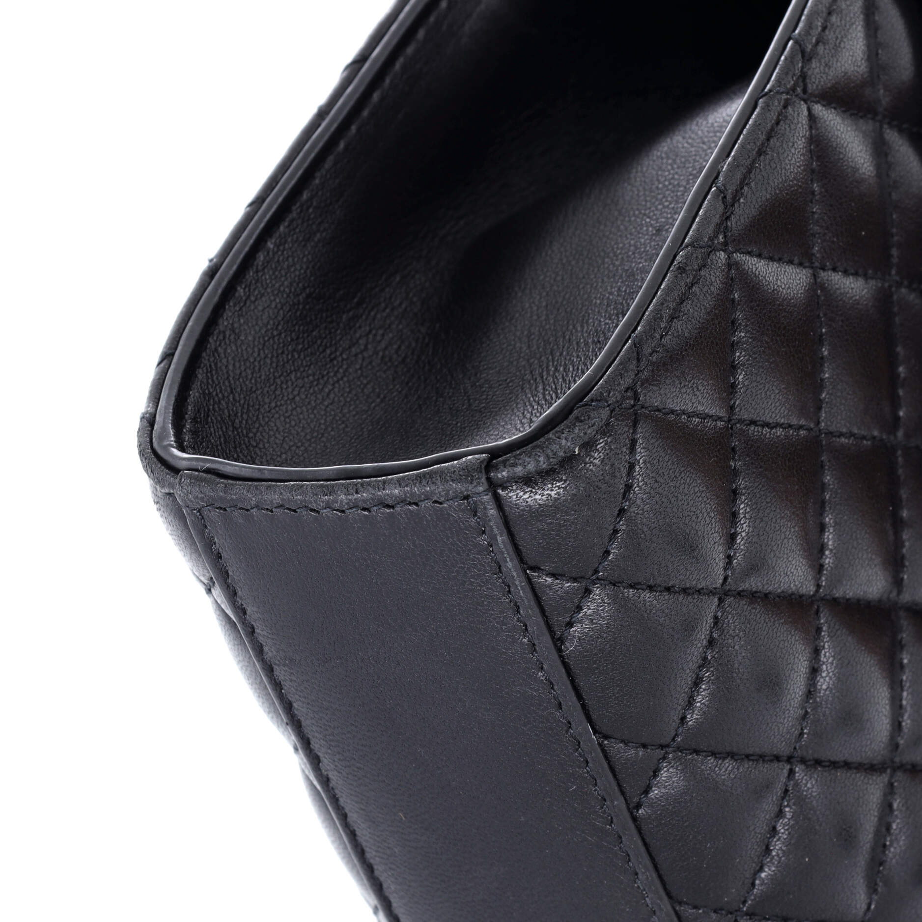 Classic Monogram Envelope Satchel Mixed Matelasse Leather Medium