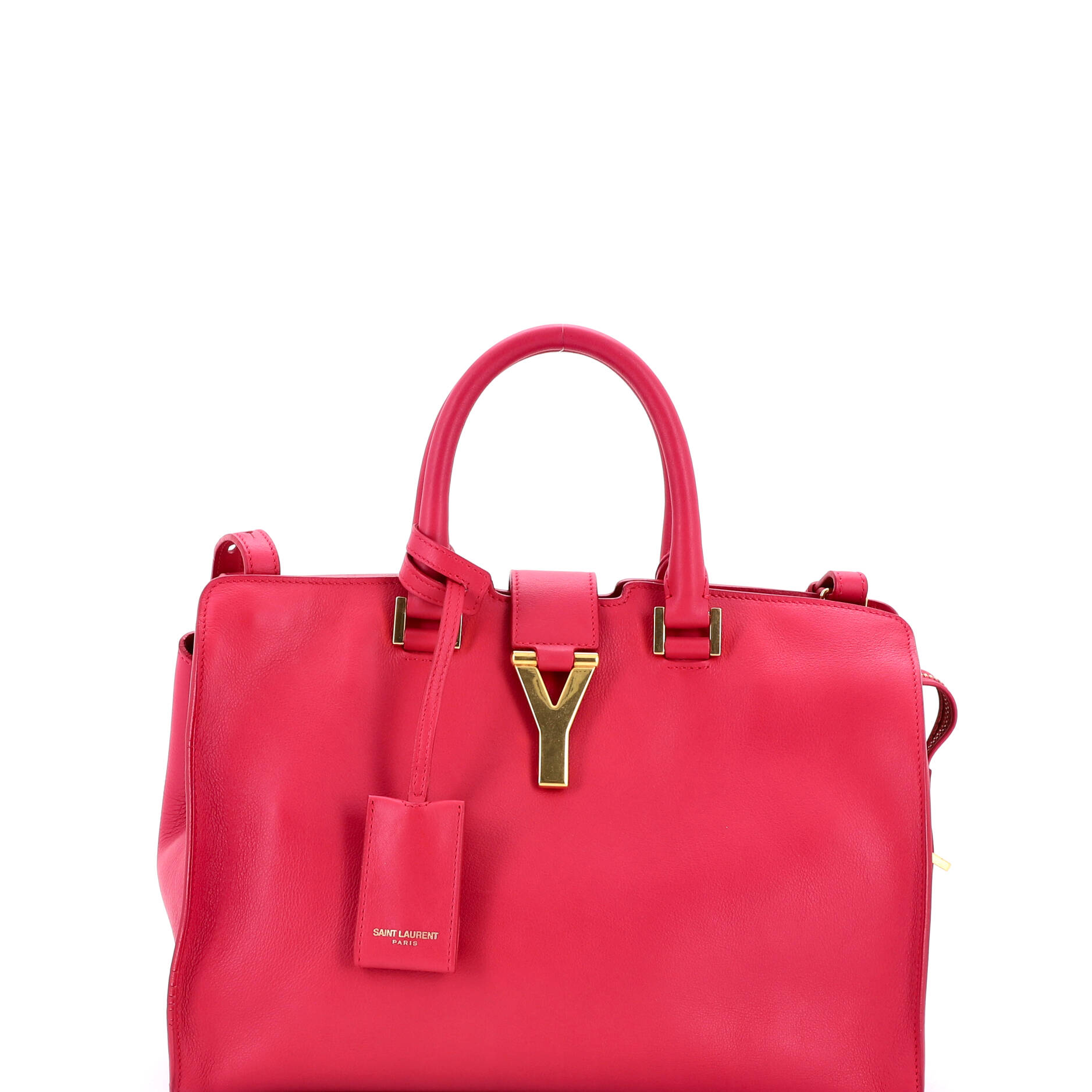 Classic Y Cabas Leather Small